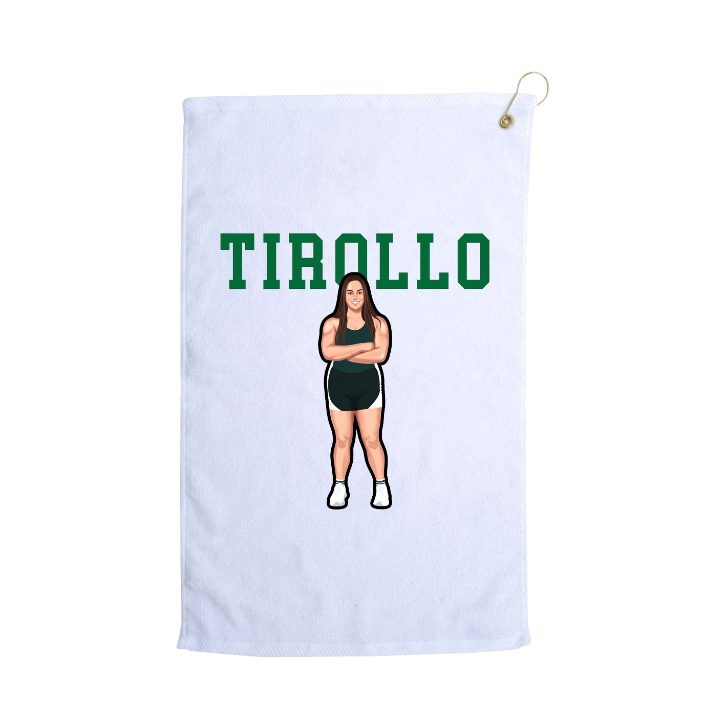 Golf Towel — Shirsey in White