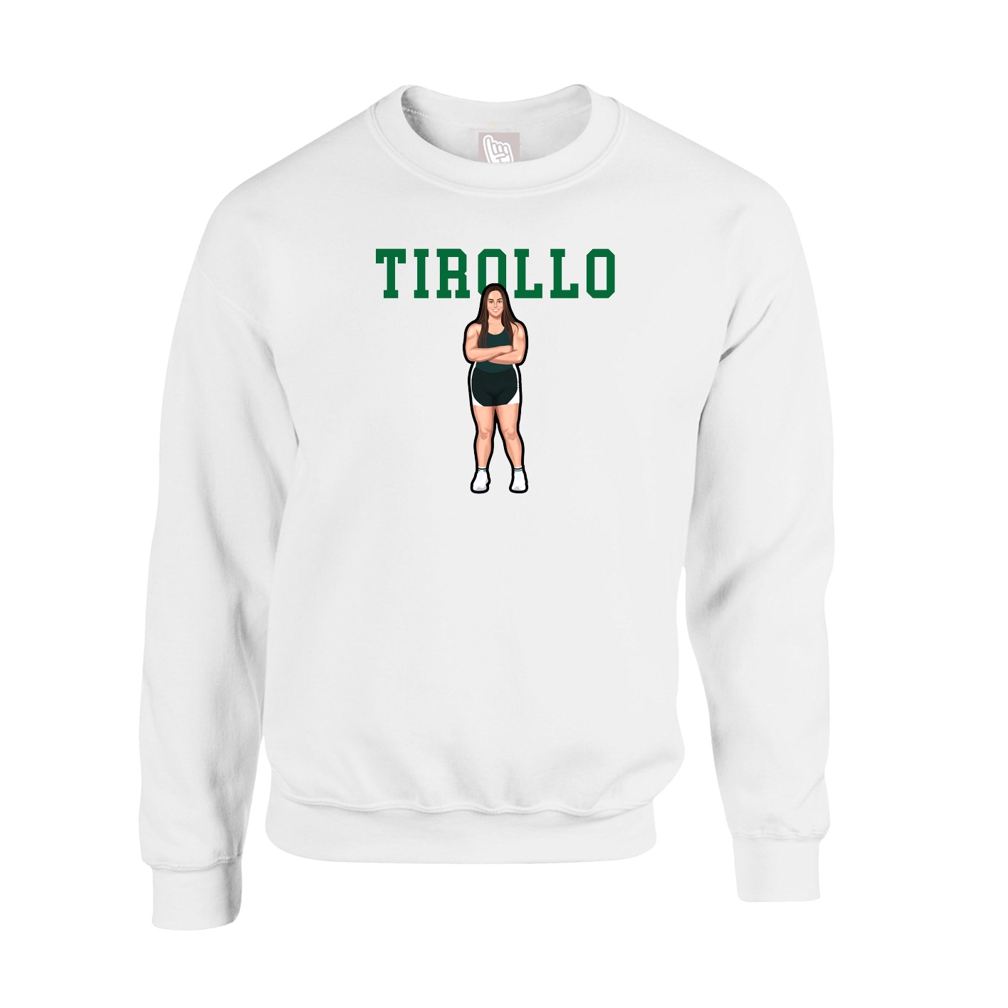Fleece Crew — Shirsey in White