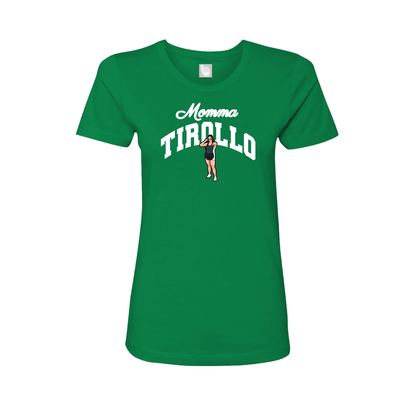 Womens Tee — Mothers Day Arch in Green