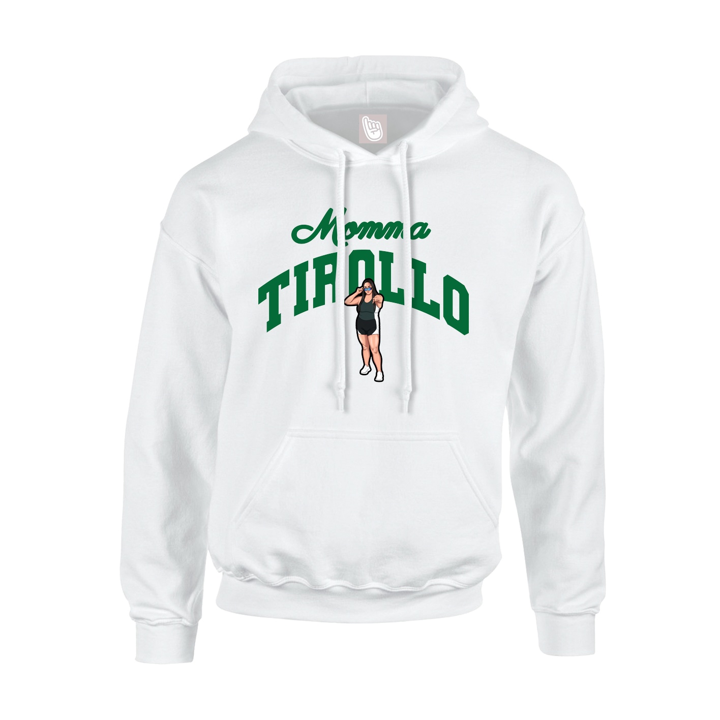 Hoodie — Mothers Day Arch in White