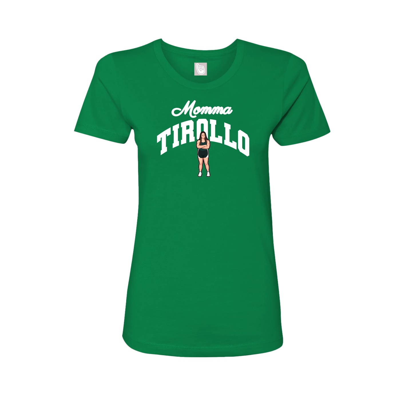 Womens Tee — Mothers Day Arch in Green