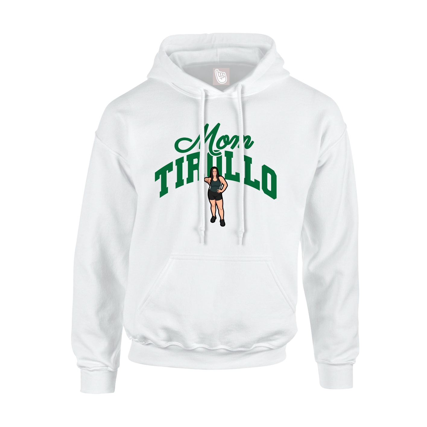 Youth Hoodie — Mothers Day Arch in White