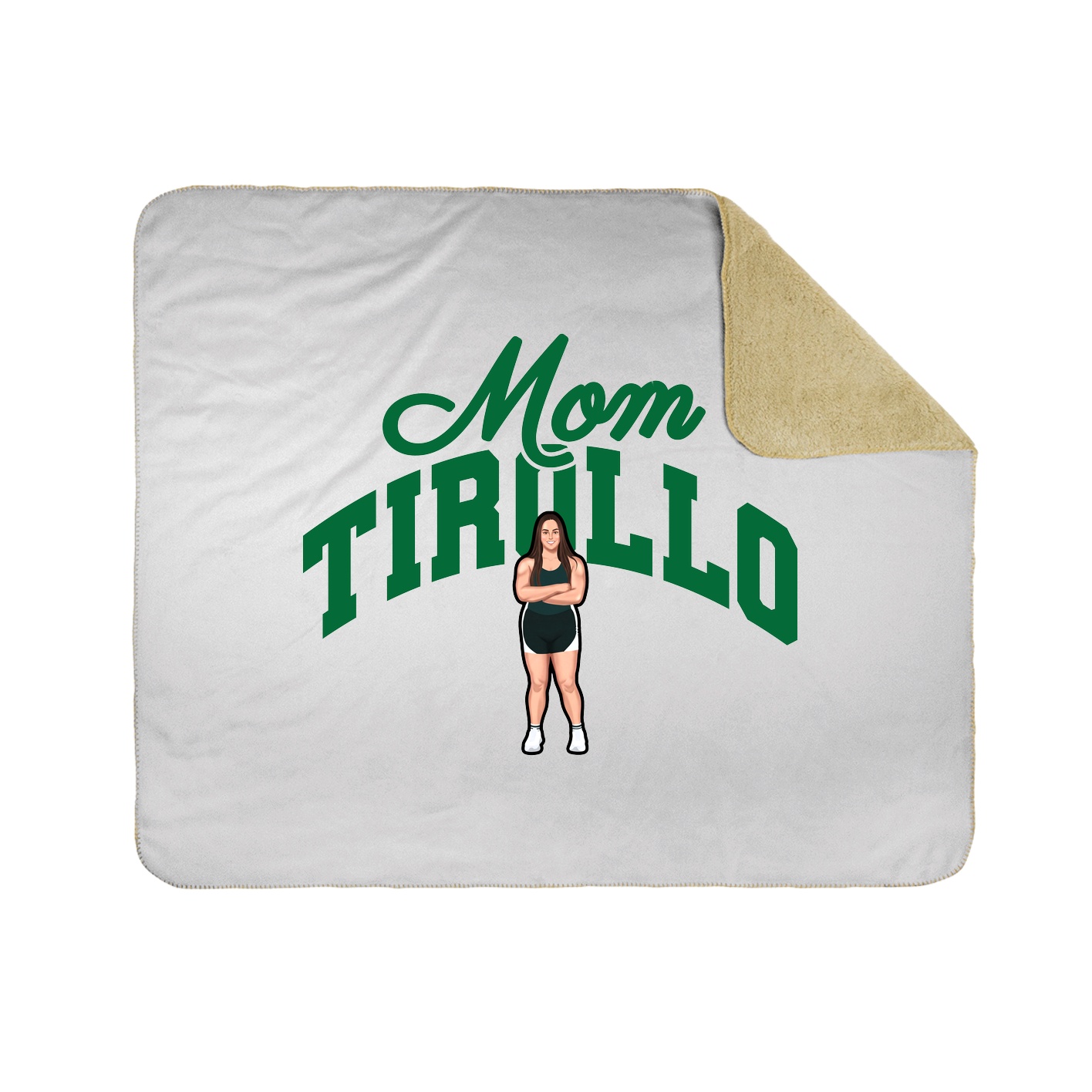 Throw Blanket — Mothers Day Arch in White