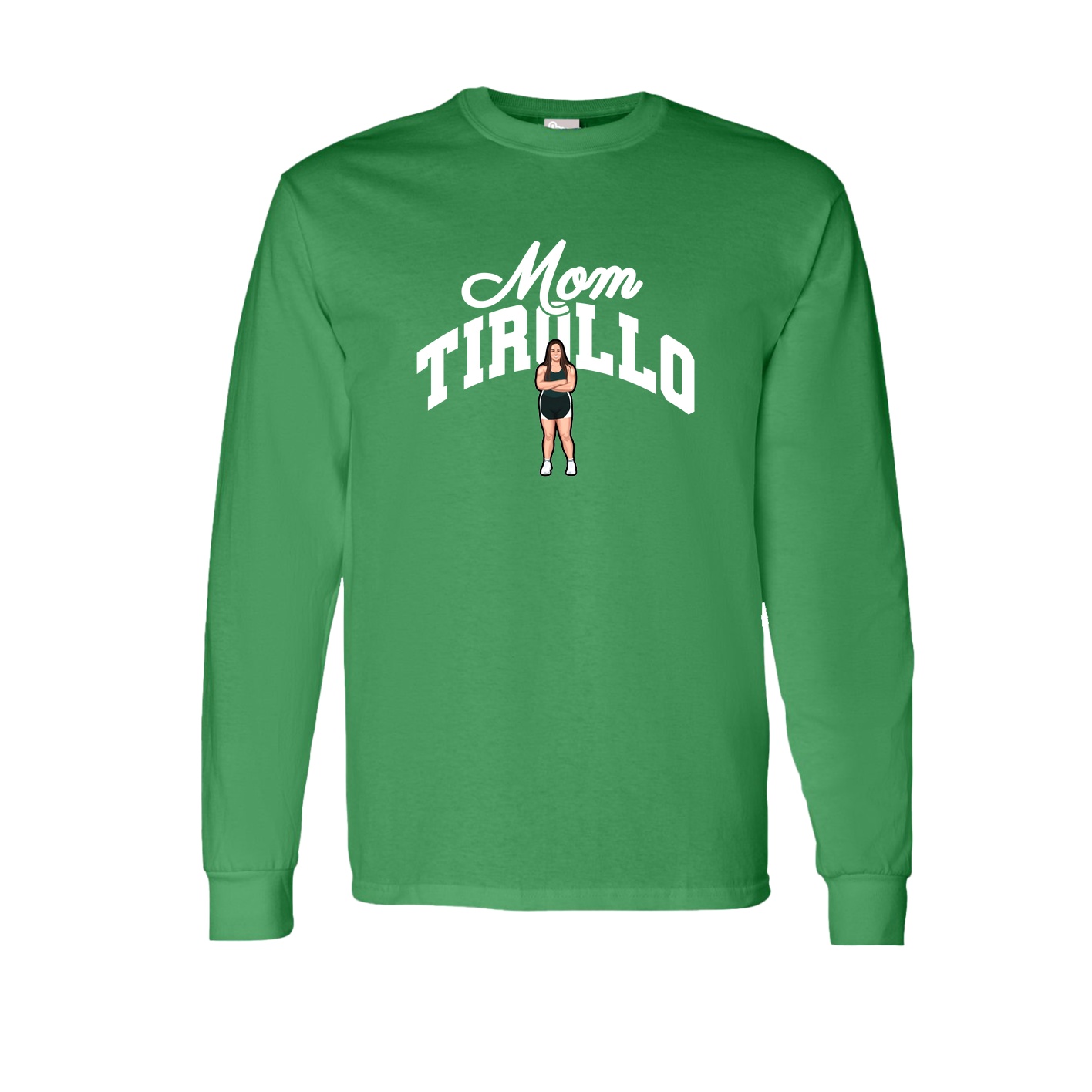 Long Sleeve Tee — Mothers Day Arch in Green