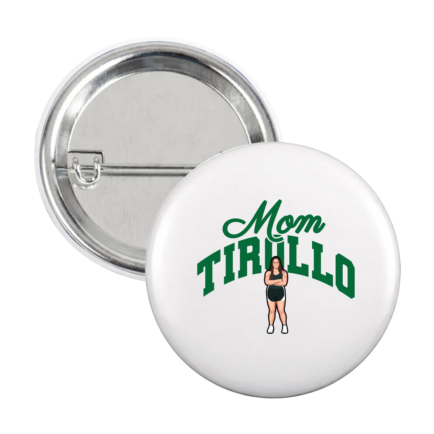 Game Day Button — Mothers Day Arch in White