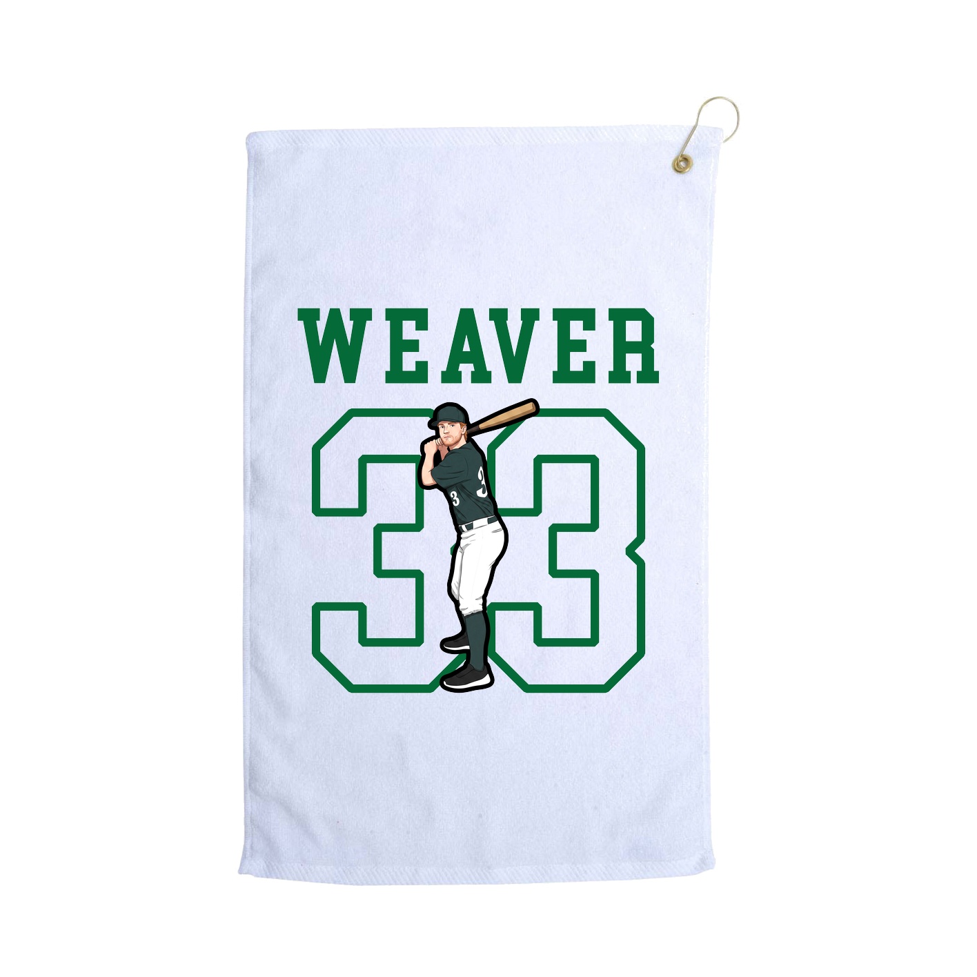 Golf Towel — Shirsey in White