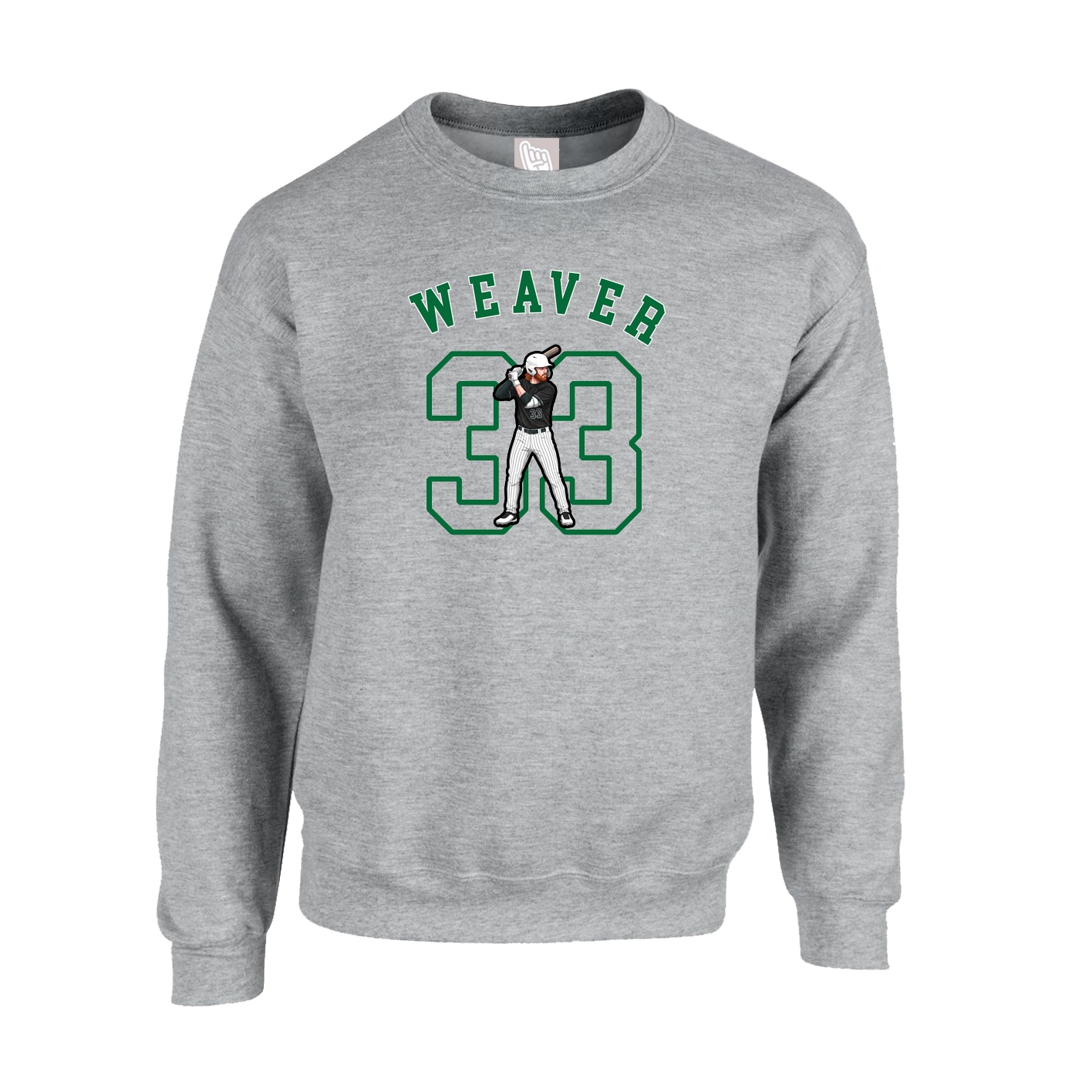 Fleece Crew — Shirsey Arch in Grey