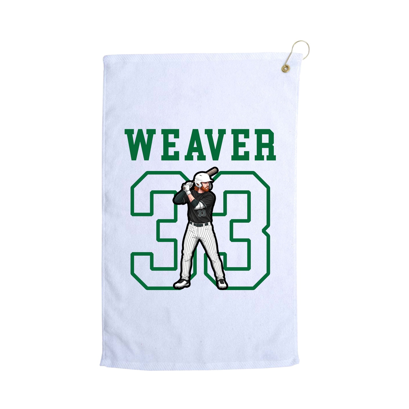 Golf Towel — Shirsey in White