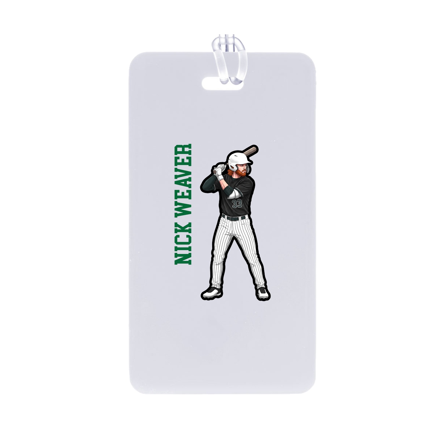 Bag Tag — Name Vertical in Classic