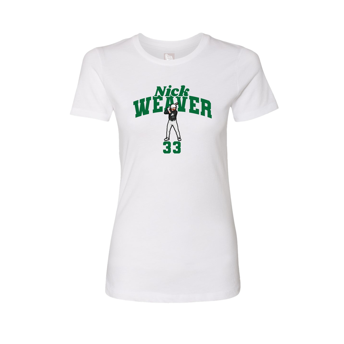 Womens Tee — Signature Arch in White