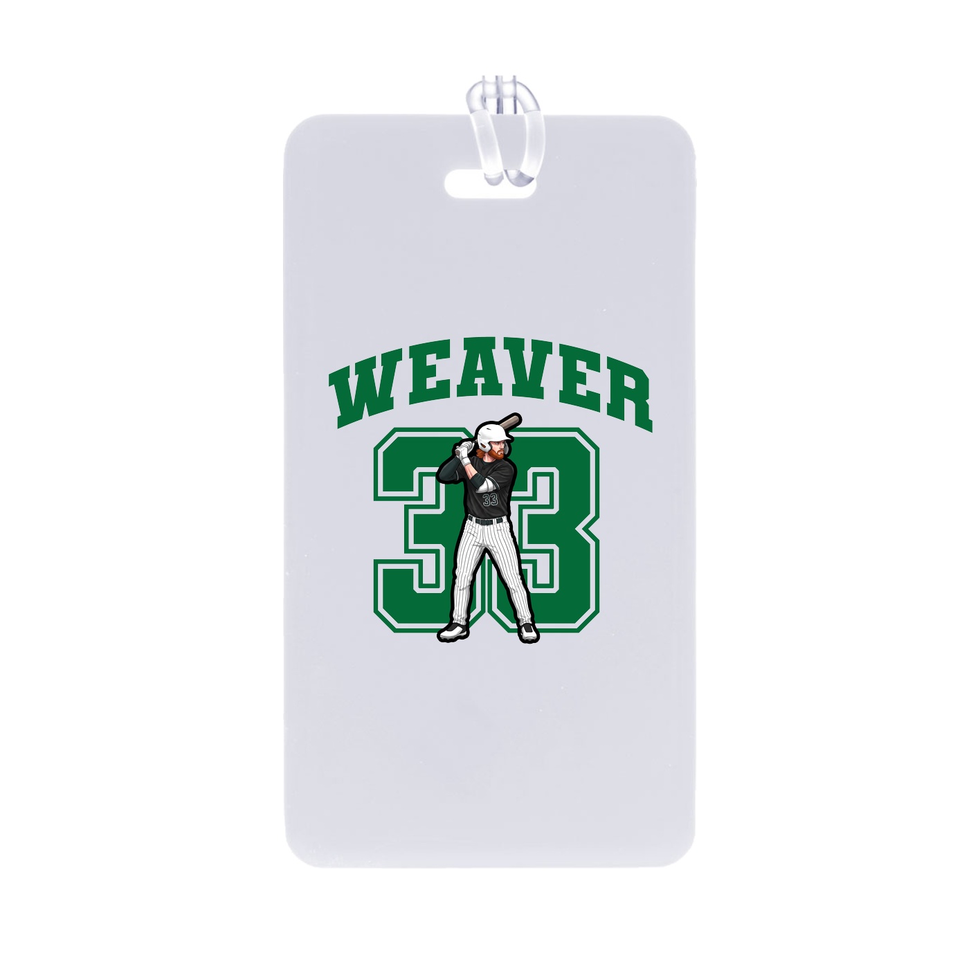 Bag Tag — Number in Classic