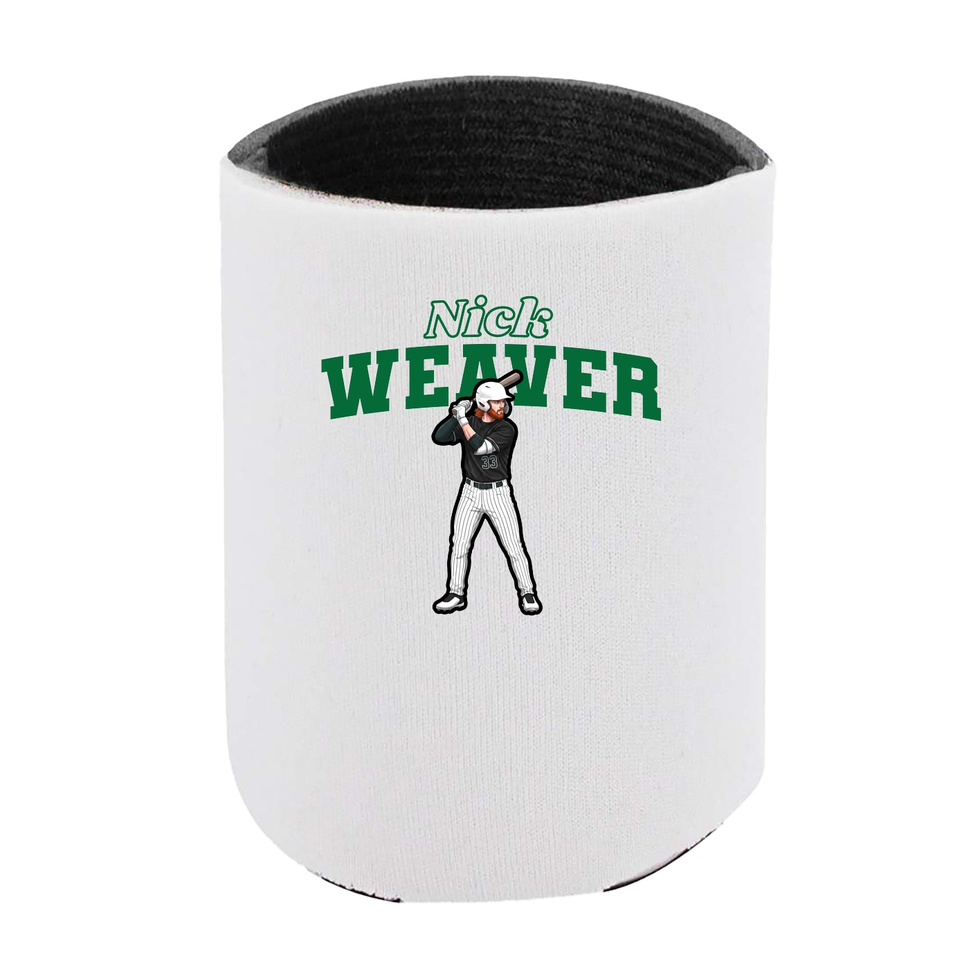 Can Holder — Name Arch in White