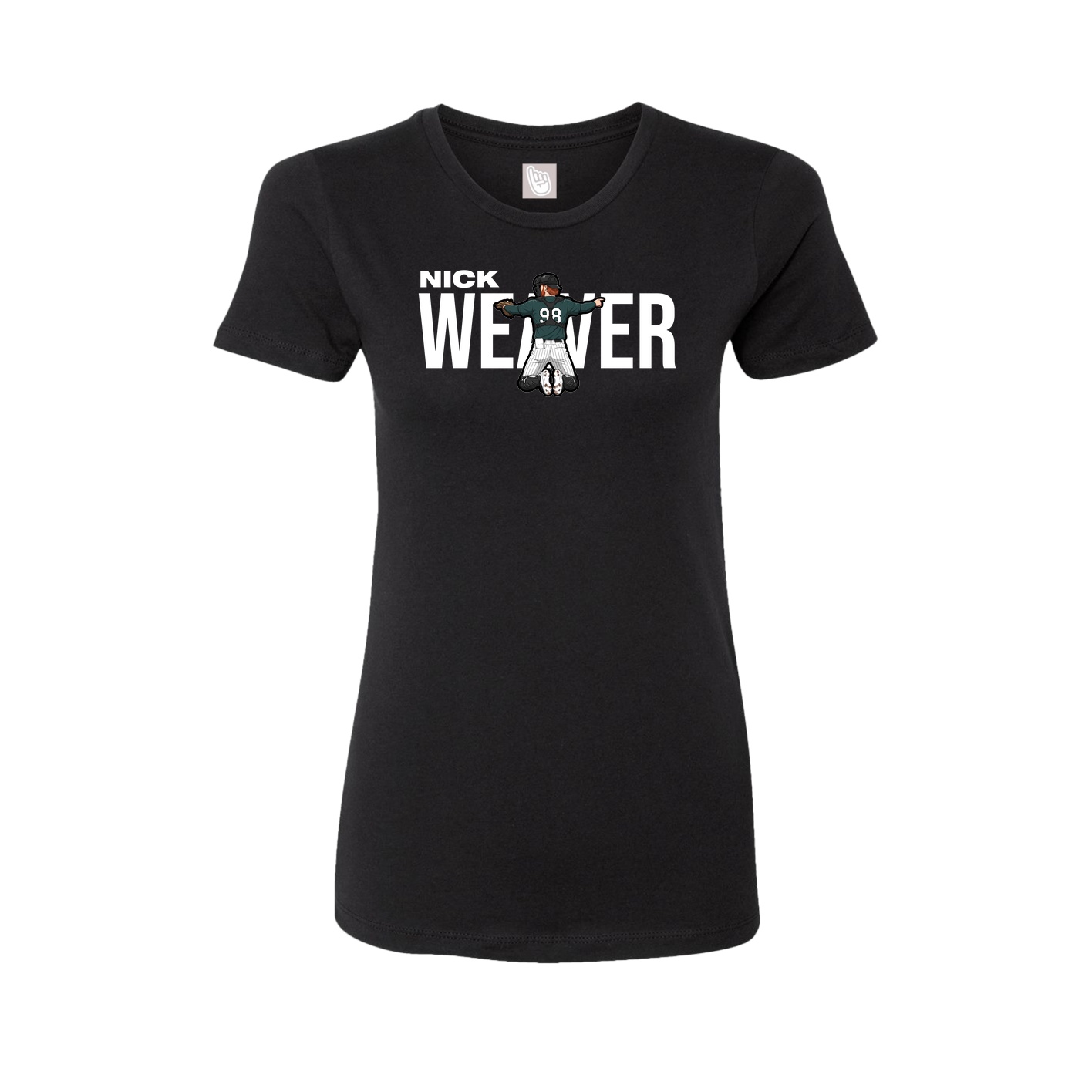 Womens Tee — Player Name in Black