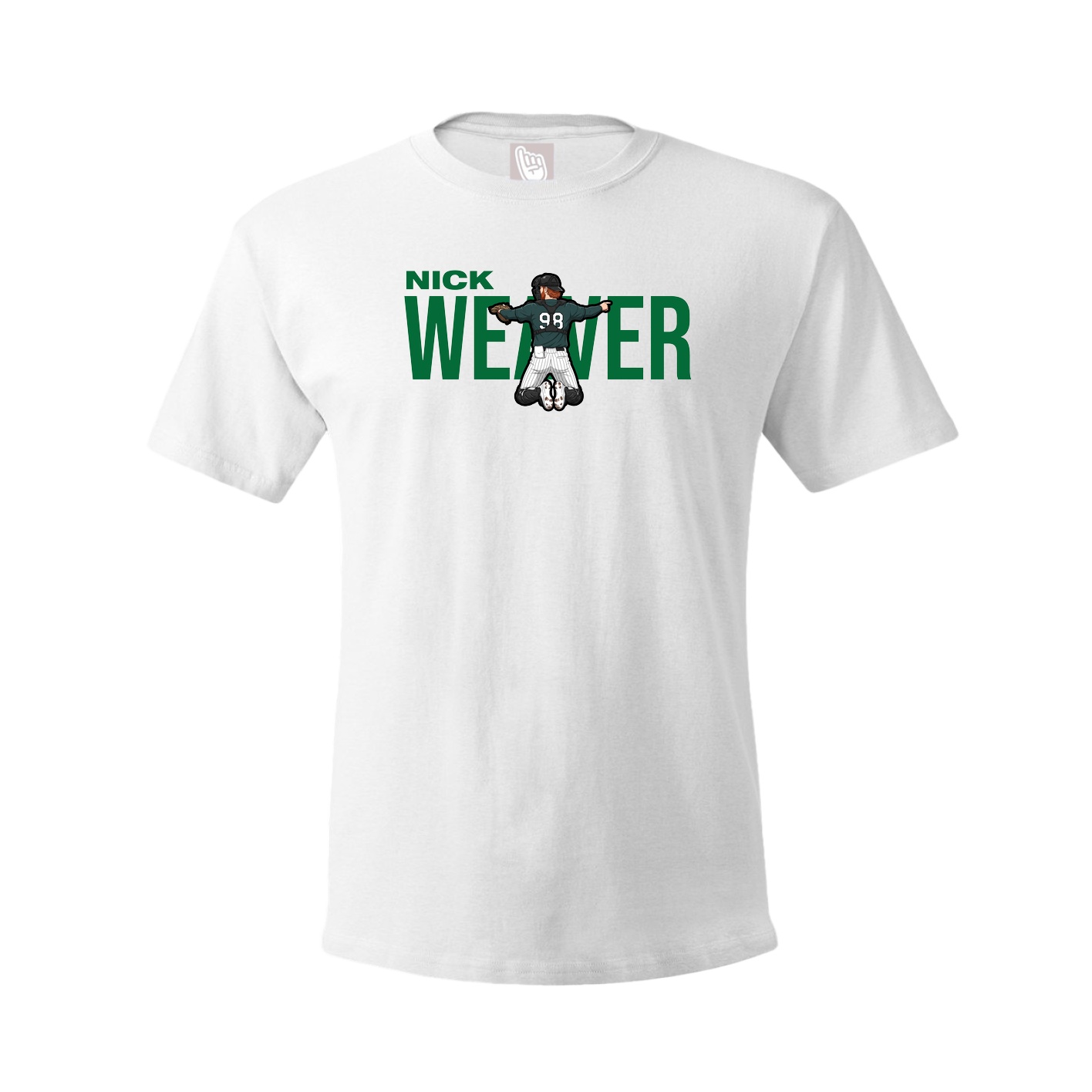 Youth Tee — Player Name in White
