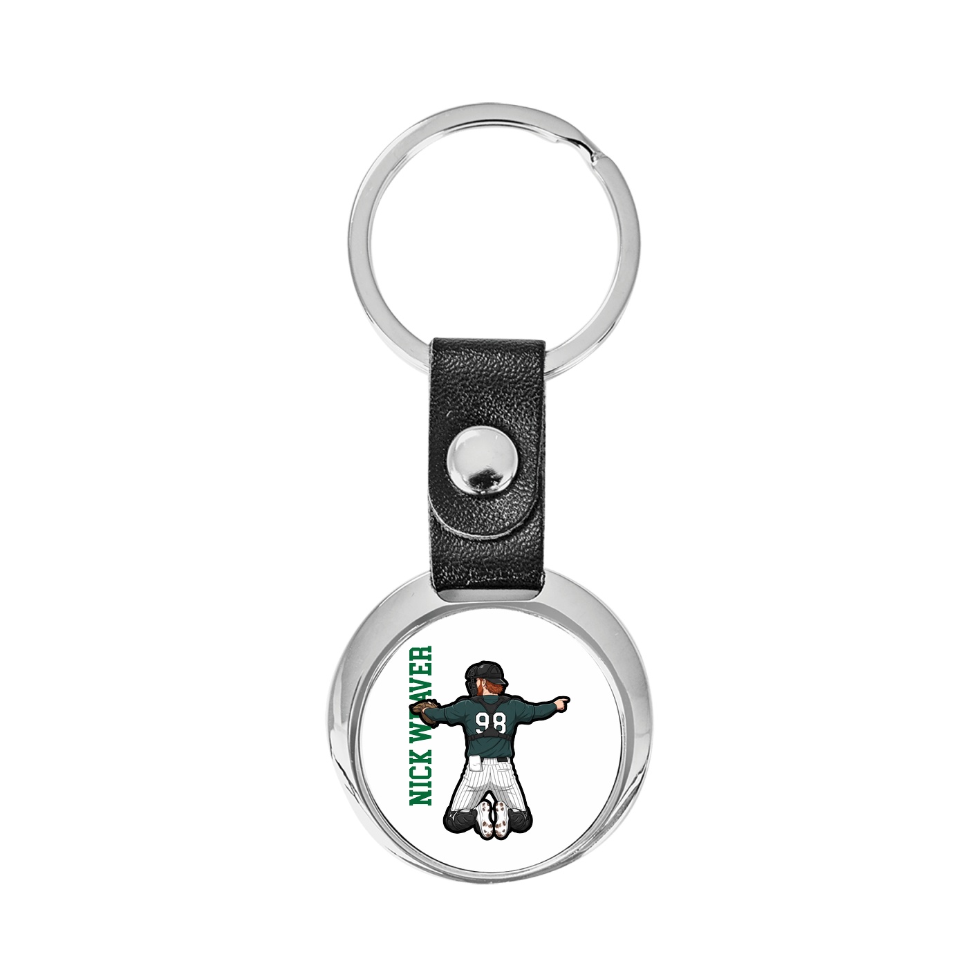 Key Chain — Name Vertical in Classic