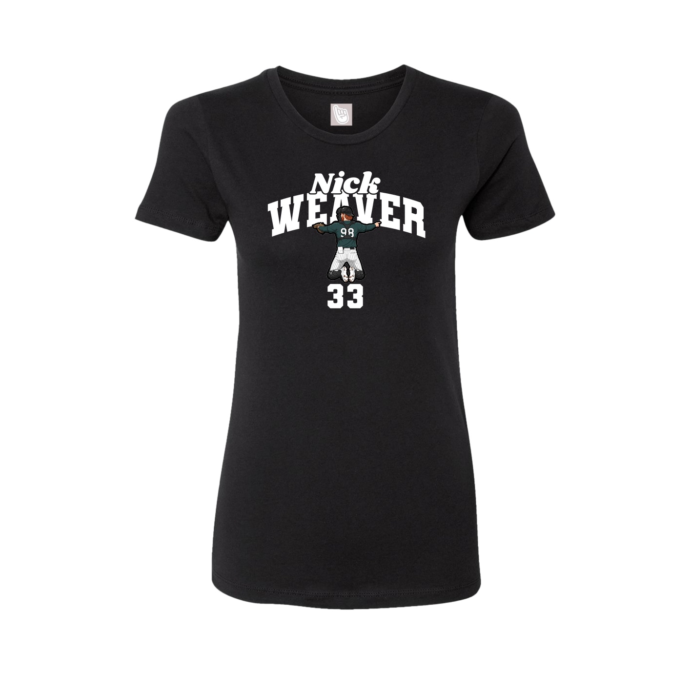 Womens Tee — Signature Arch in Black