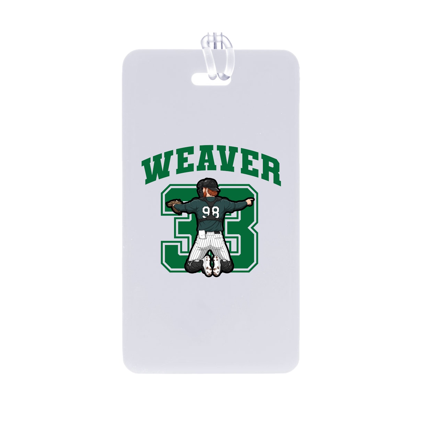 Bag Tag — Number in Classic