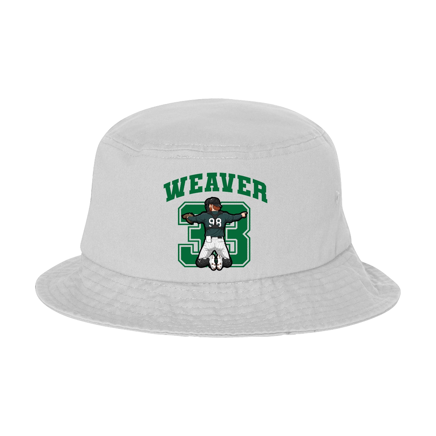 Bucket Cap — Number in White