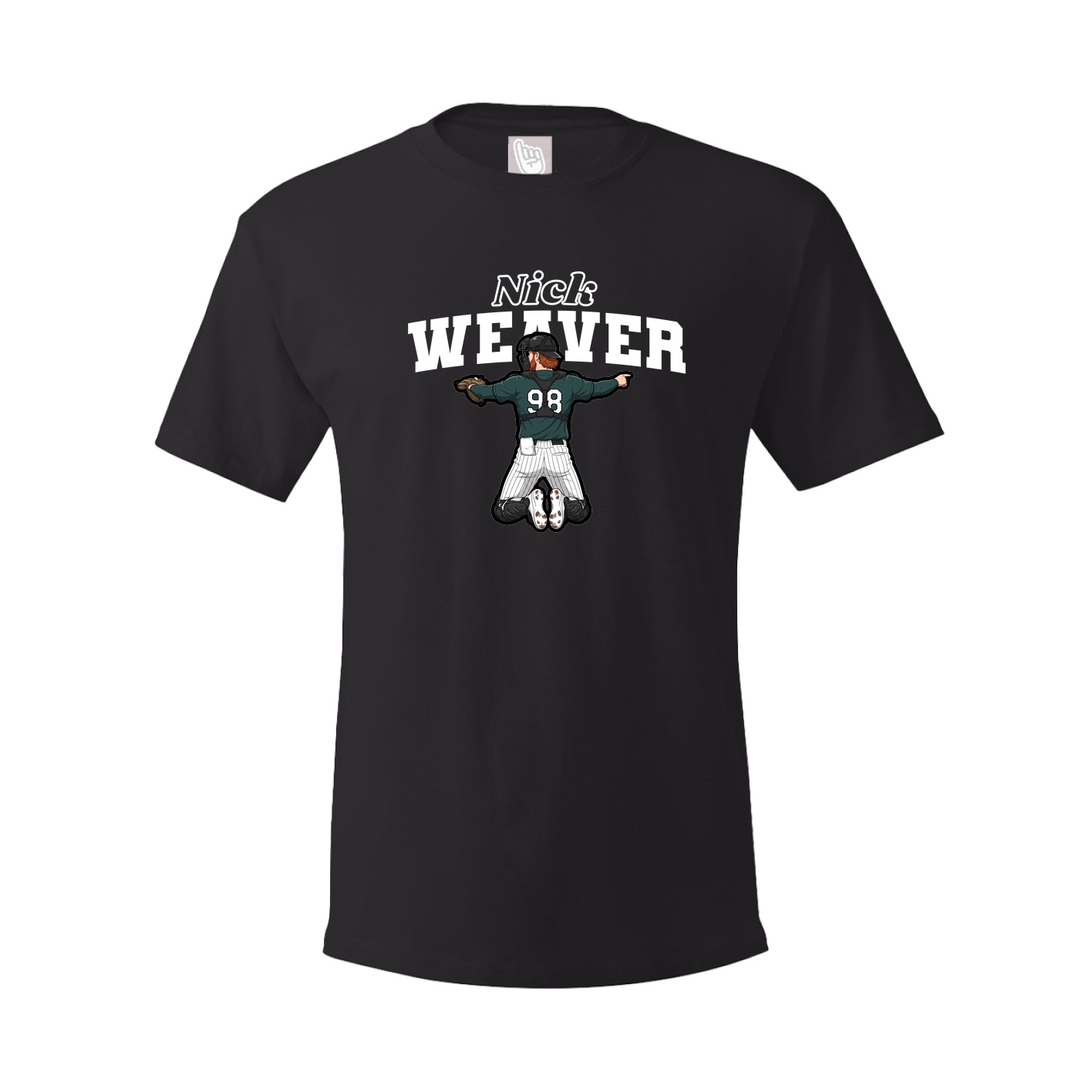 Youth Tee — Name Arch in Black