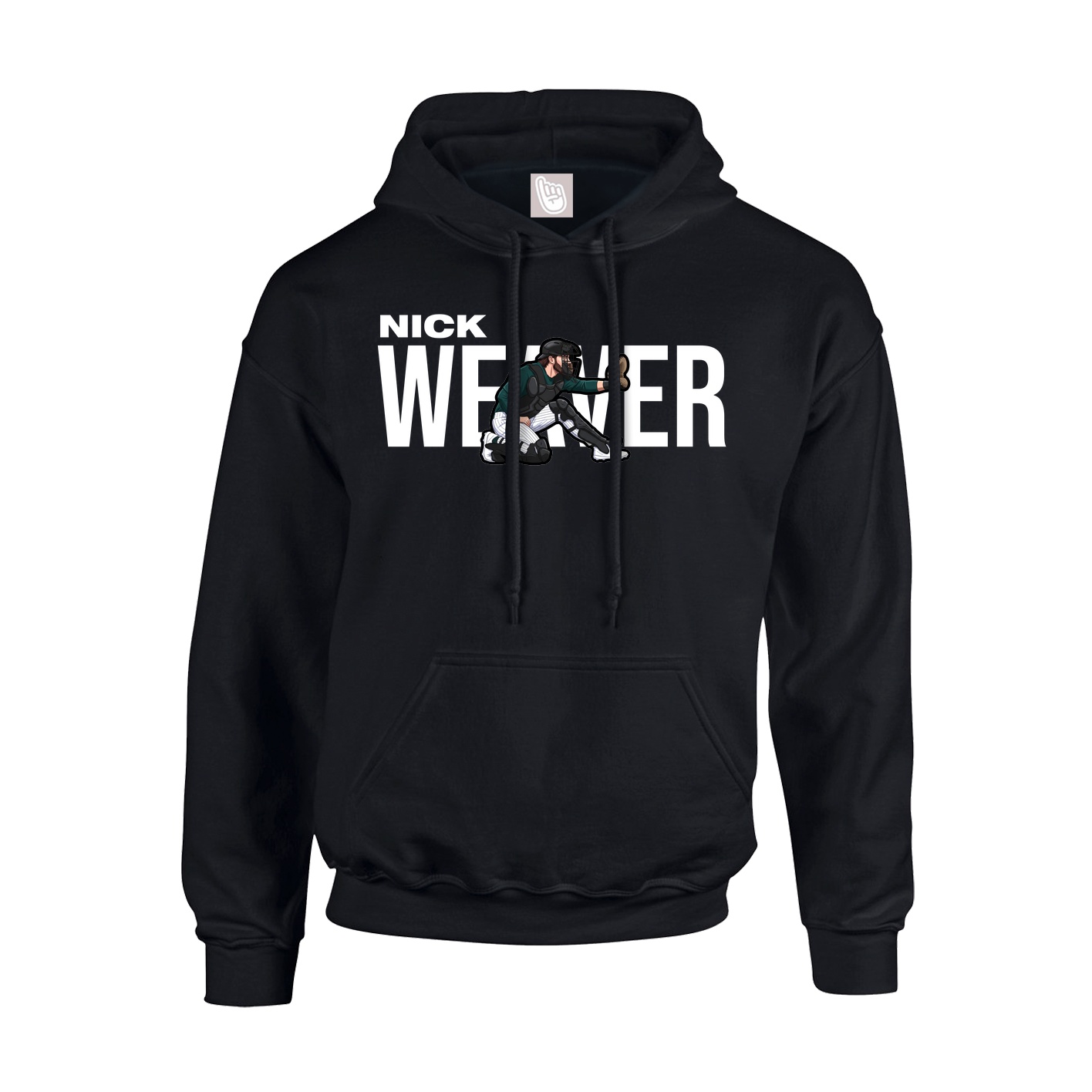 Hoodie — Player Name in Black