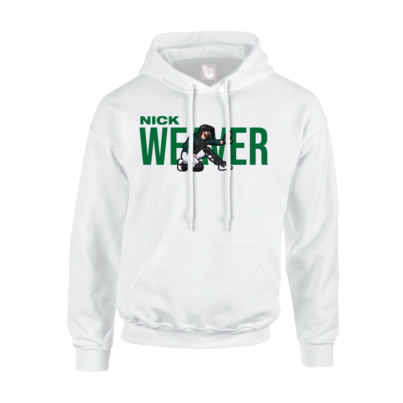 Hoodie — Player Name in White