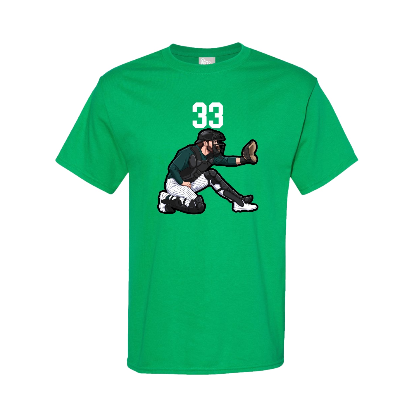 Tee — Number Top in Green