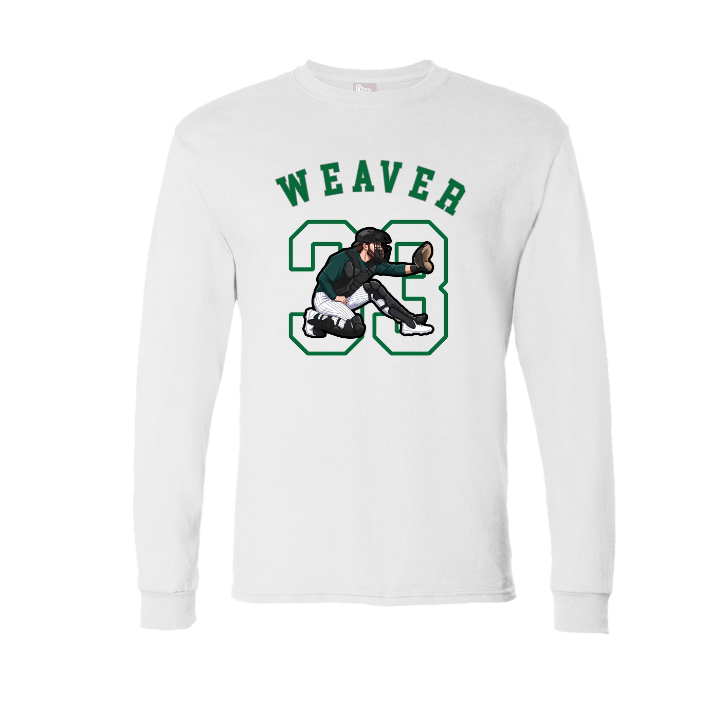 Long Sleeve Tee — Shirsey Arch in White