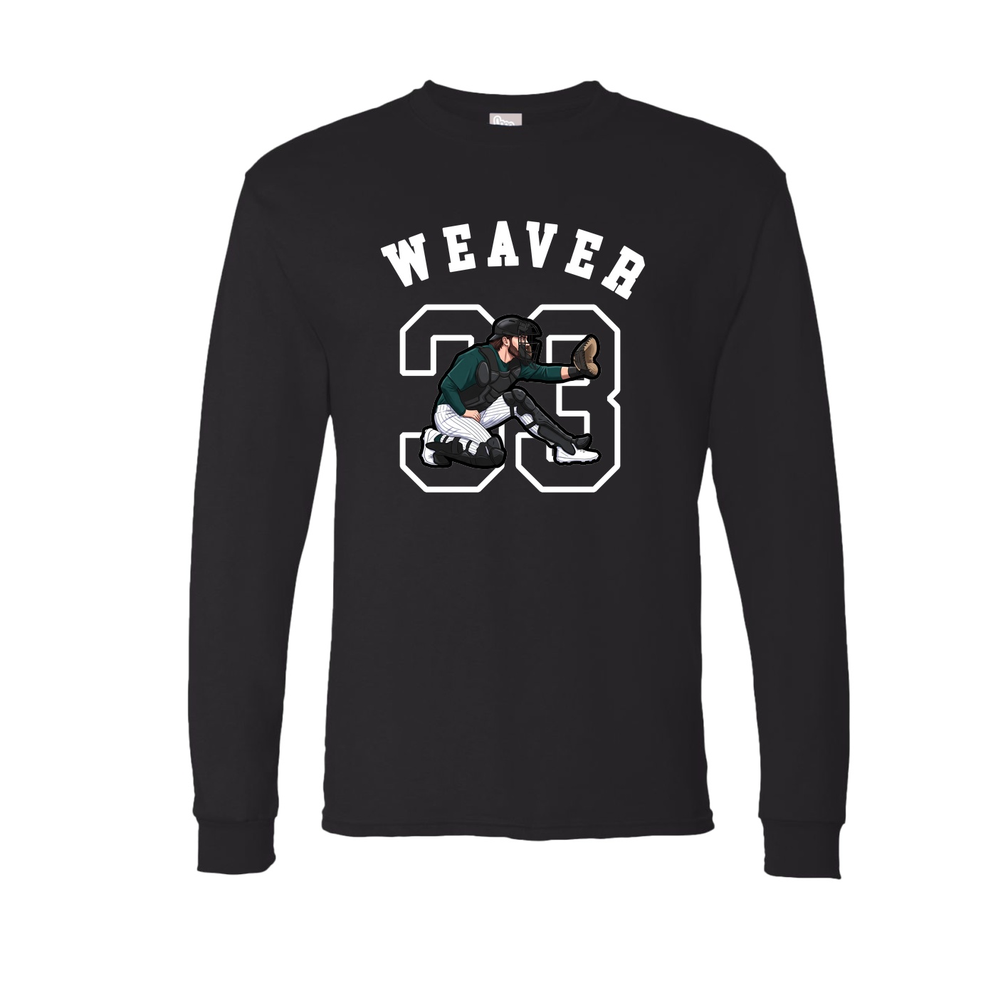 Long Sleeve Tee — Shirsey Arch in Black