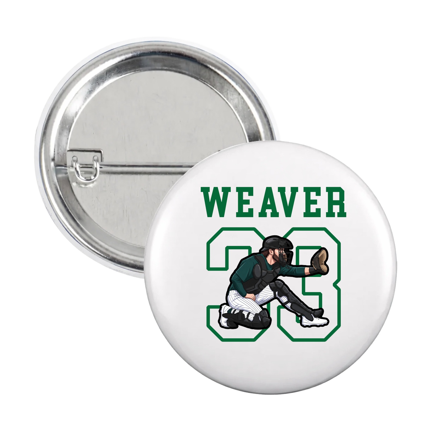 Game Day Button — Shirsey in White