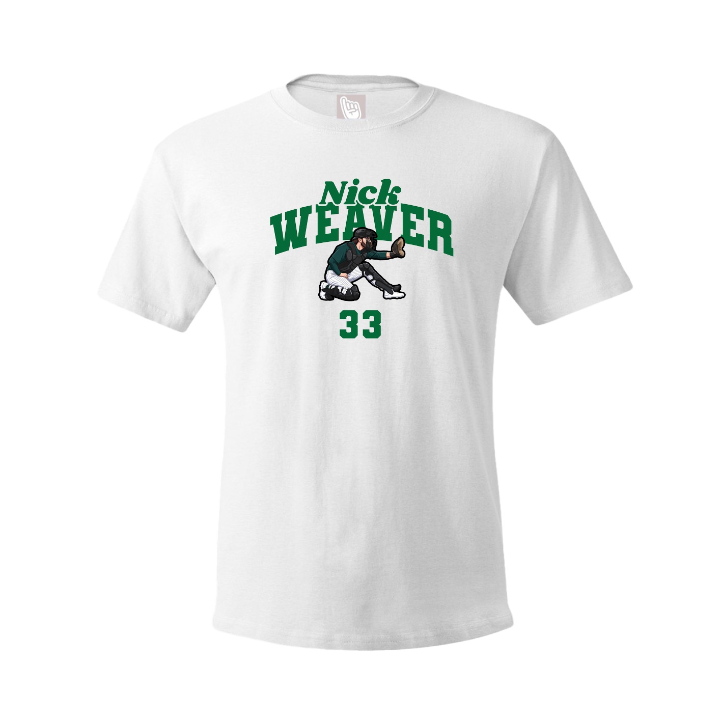Youth Tee — Signature Arch in White