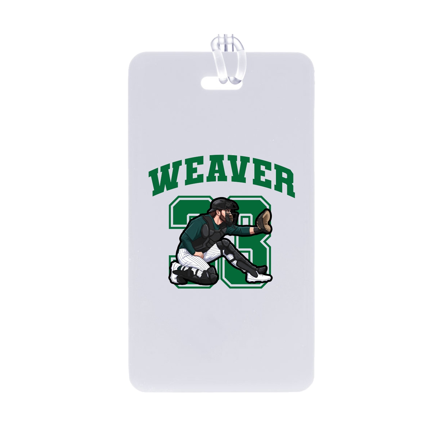 Bag Tag — Number in Classic