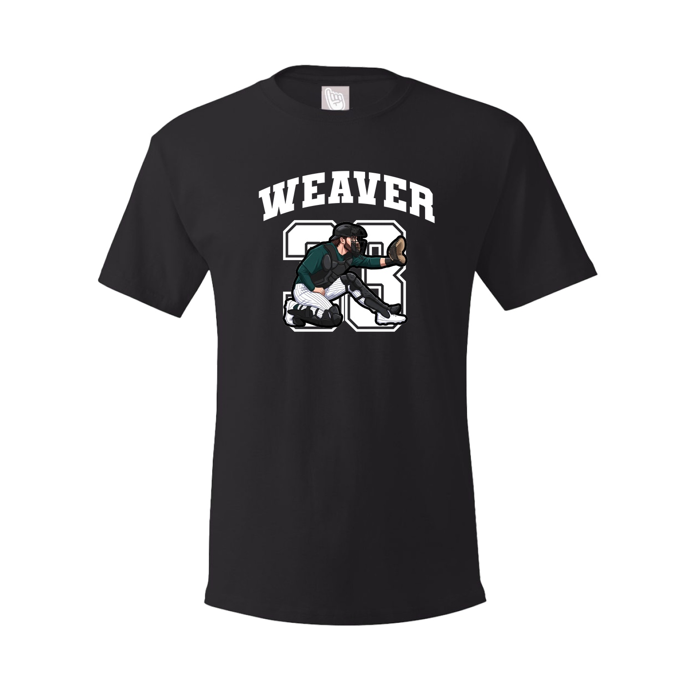 Youth Tee — Number in Black