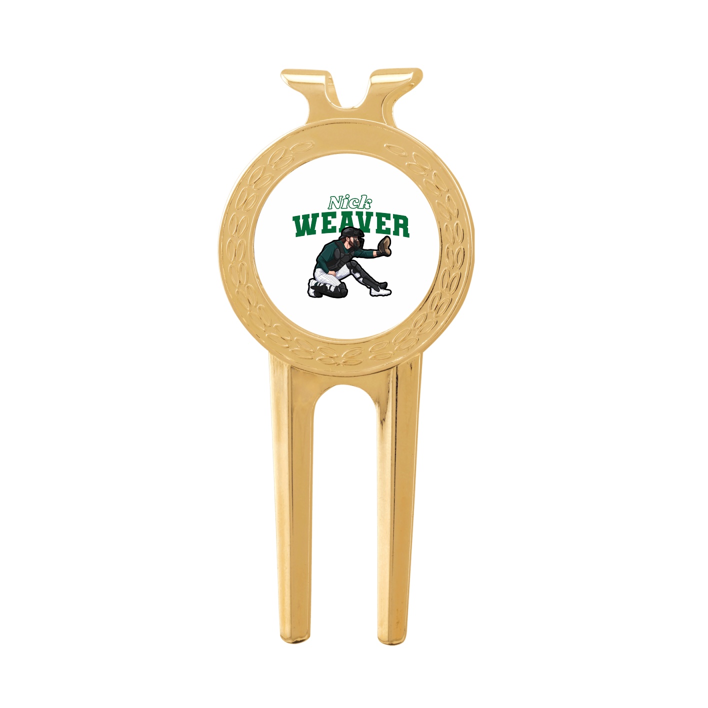 Divot Tool with Ball Marker — Name Arch in Classic