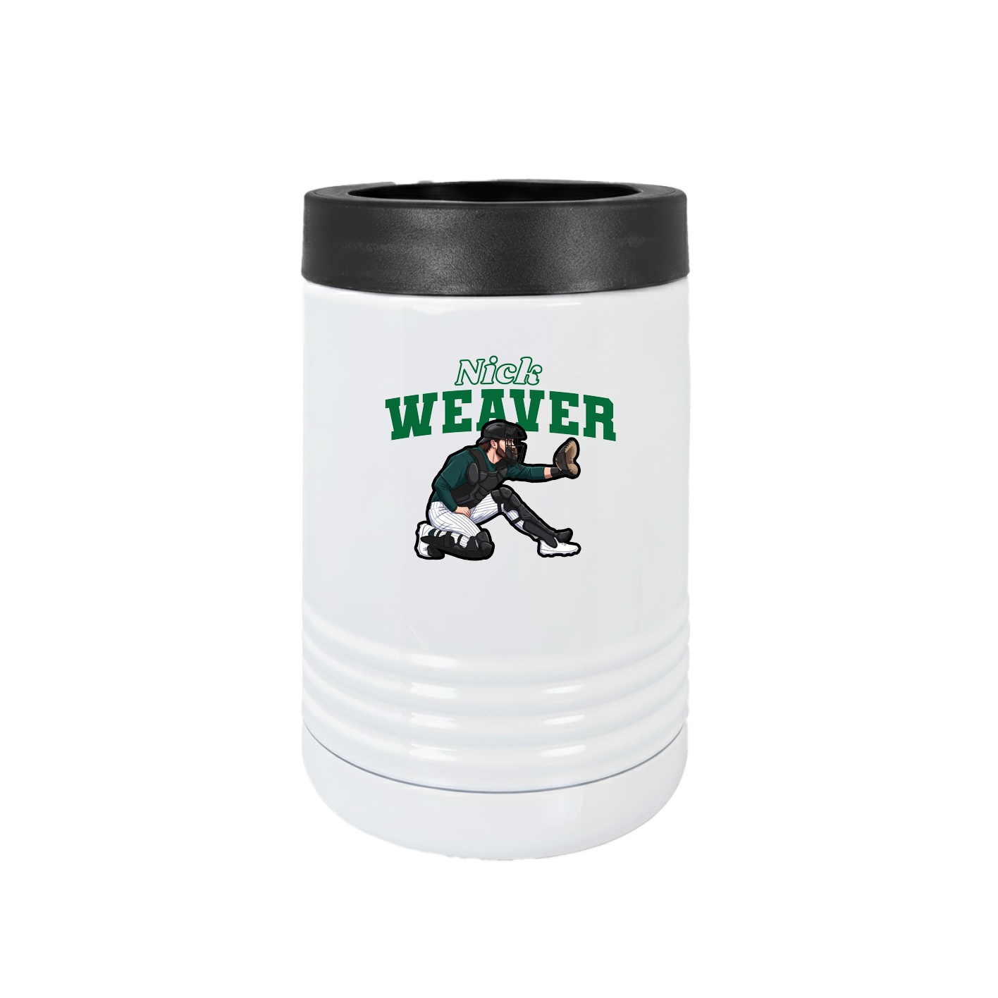 Beverage Holder — Name Arch in White