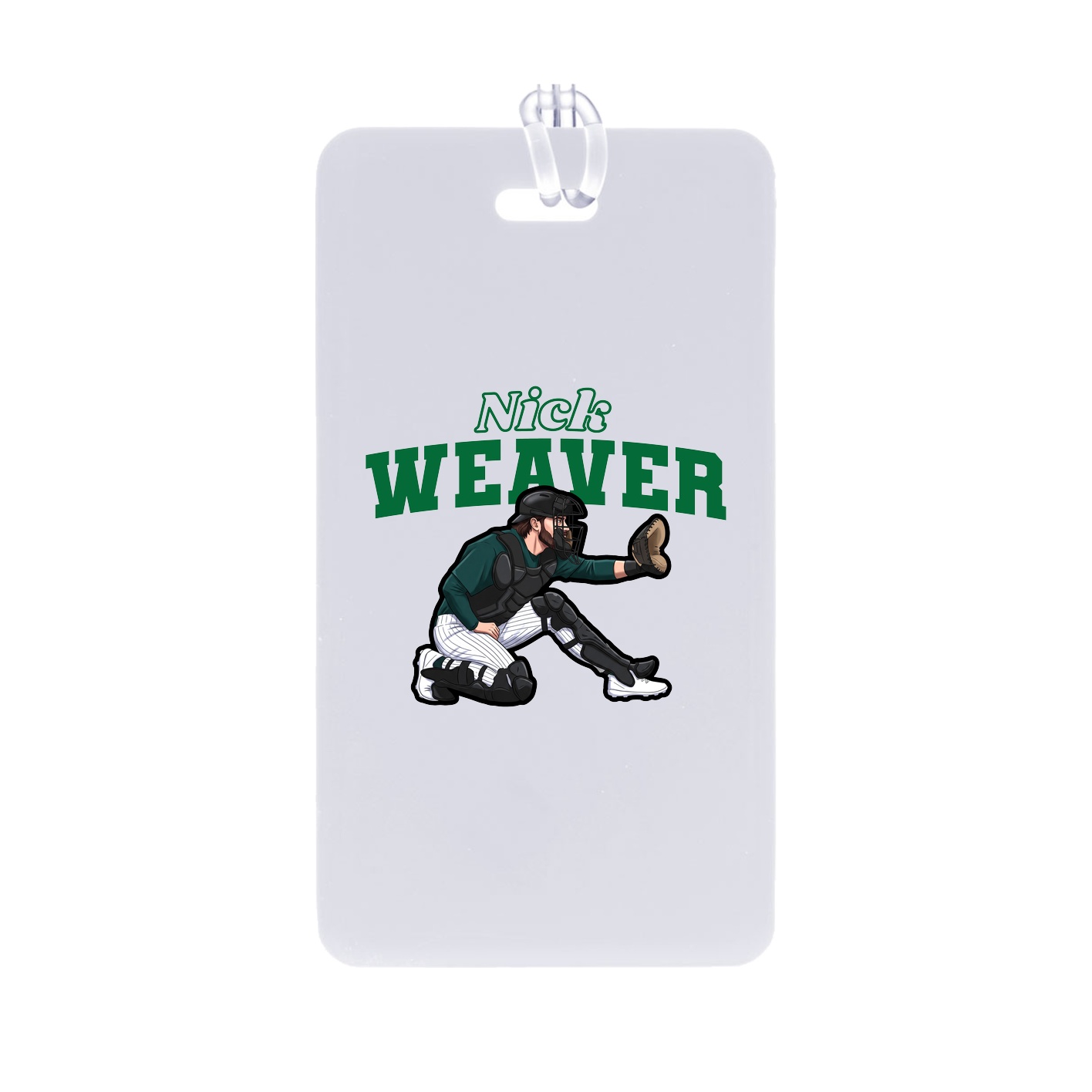 Bag Tag — Name Arch in Classic