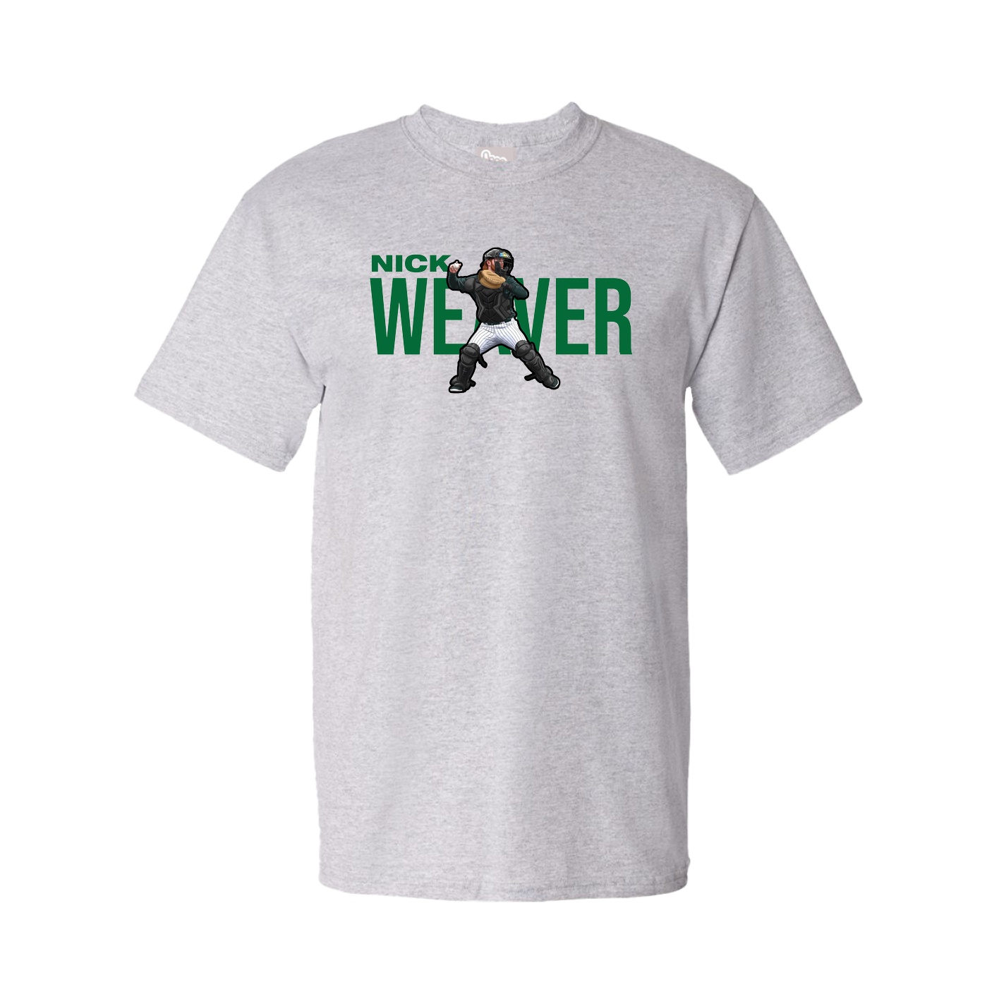 Youth Tee — Player Name in Grey