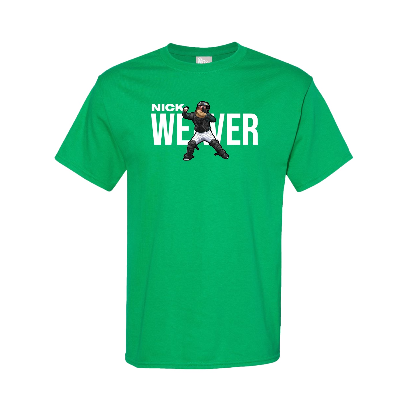 Youth Tee — Player Name in Green