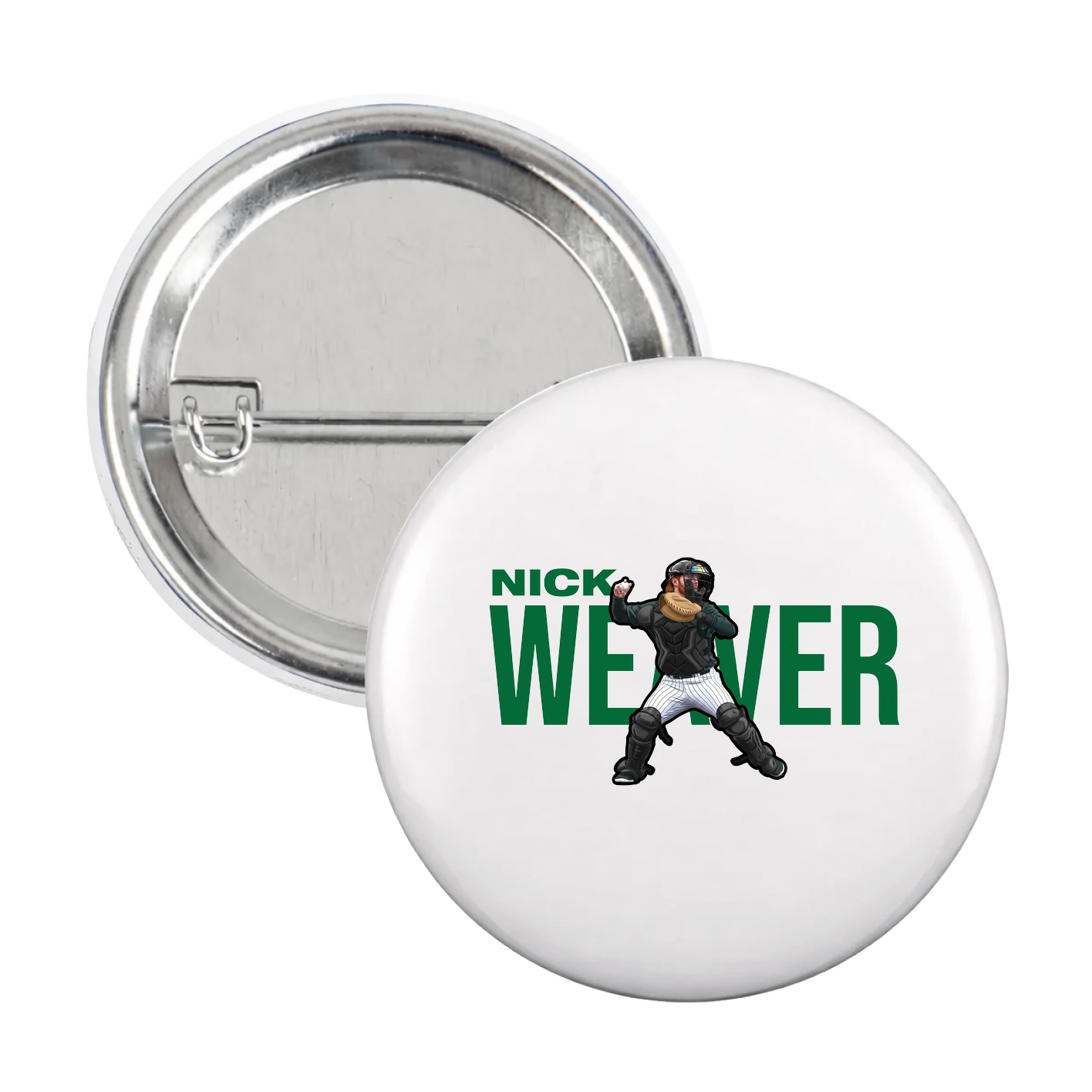 Game Day Button — Player Name in White