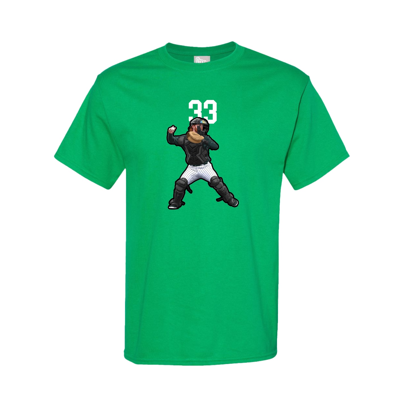 Tee — Number Top in Green