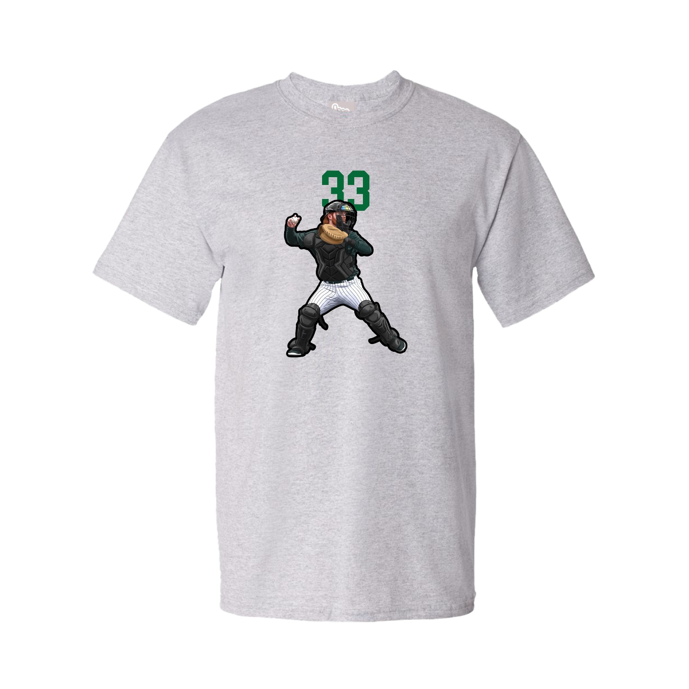 Tee — Number Top in Grey