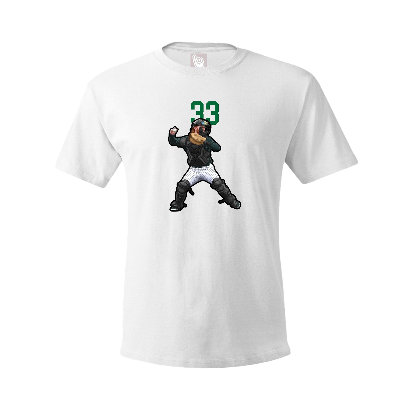 Tee — Number Top in White