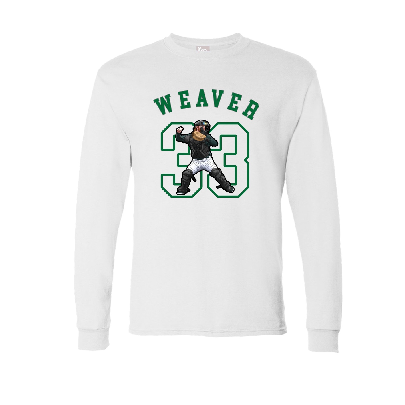 Long Sleeve Tee — Shirsey Arch in White