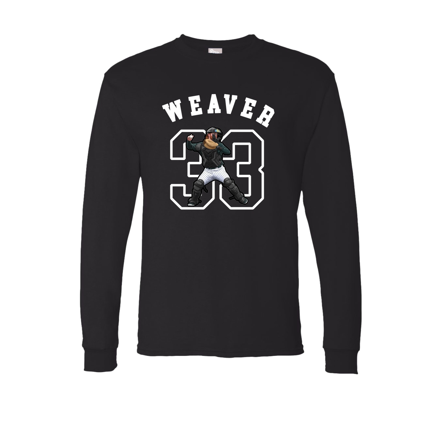 Long Sleeve Tee — Shirsey Arch in Black