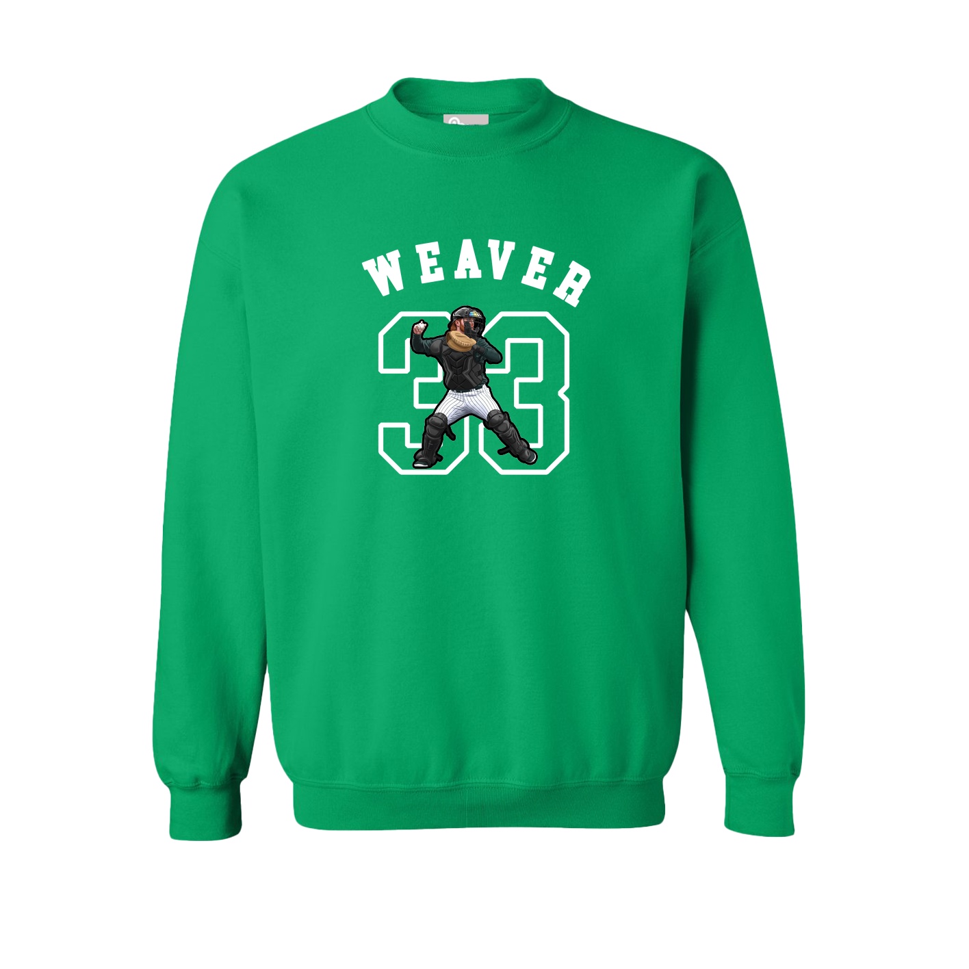 Fleece Crew — Shirsey Arch in Green