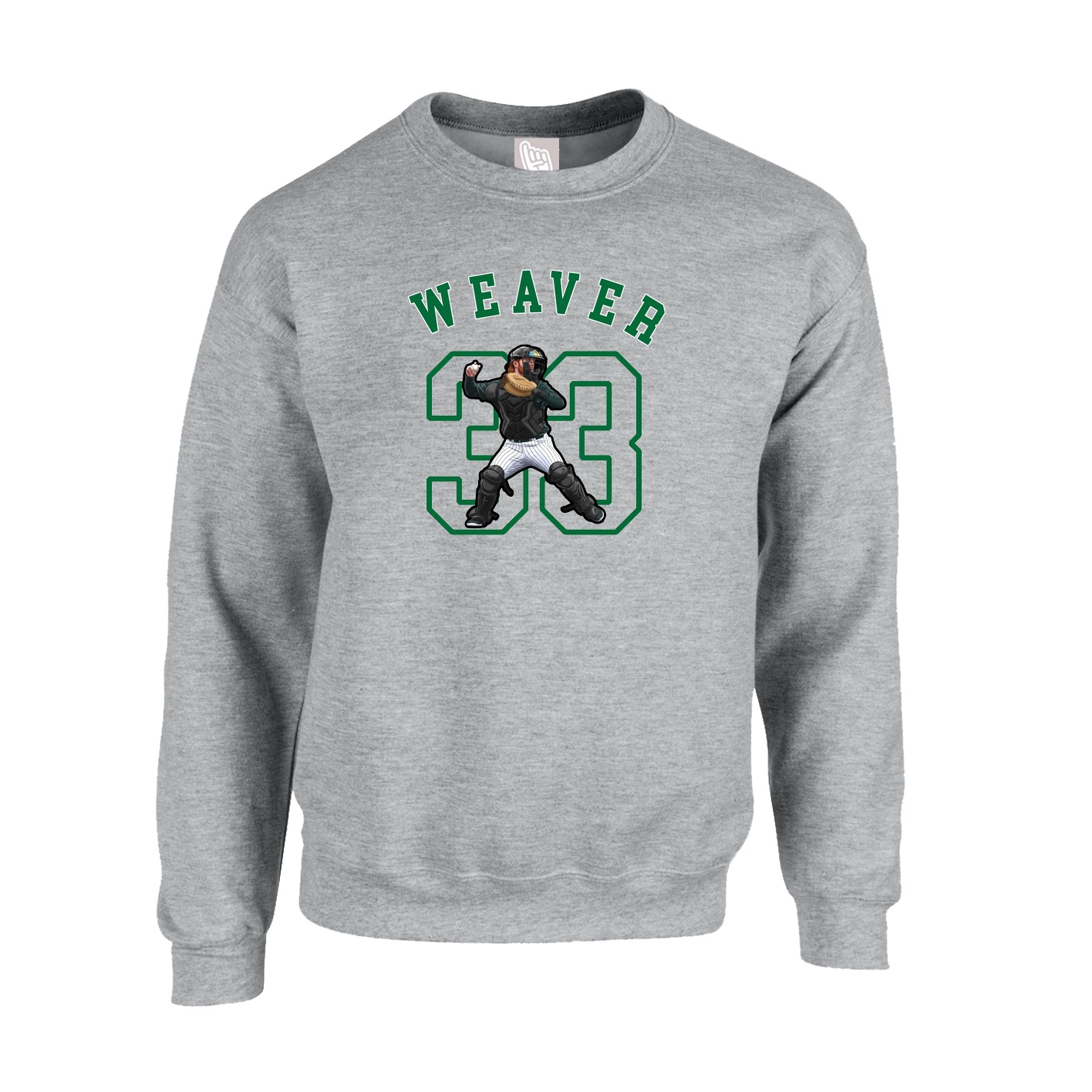 Fleece Crew — Shirsey Arch in Grey