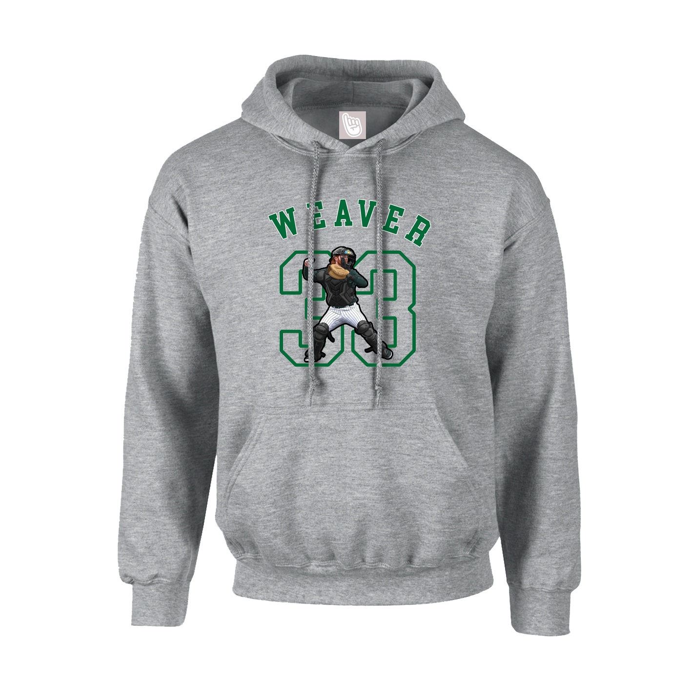 Youth Hoodie — Shirsey Arch in Grey
