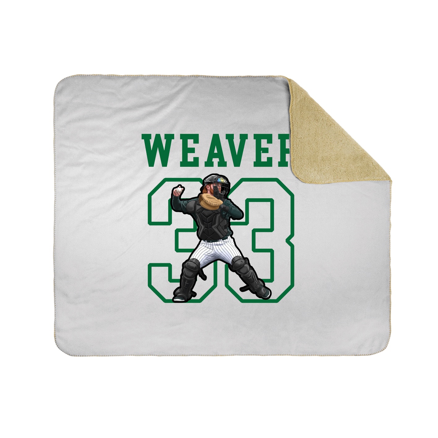 Throw Blanket — Shirsey in White