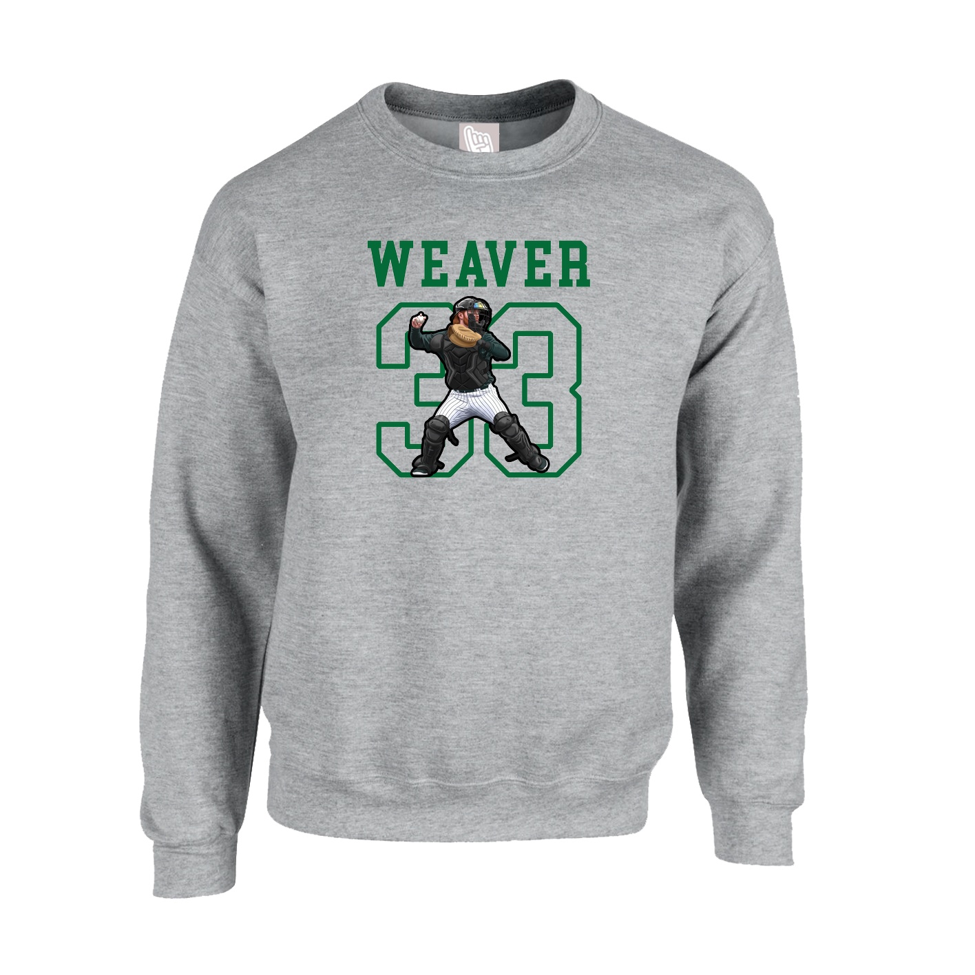 Fleece Crew — Shirsey in Grey