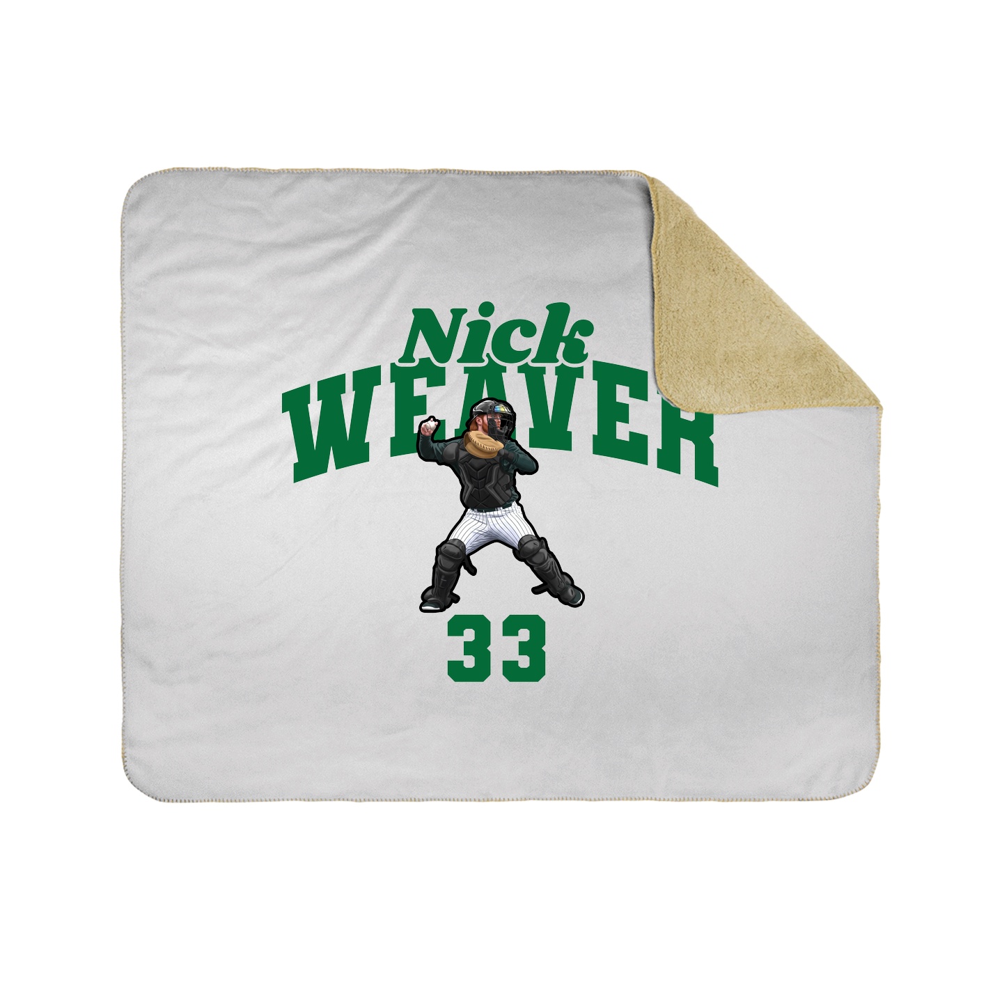 Throw Blanket — Signature Arch in White