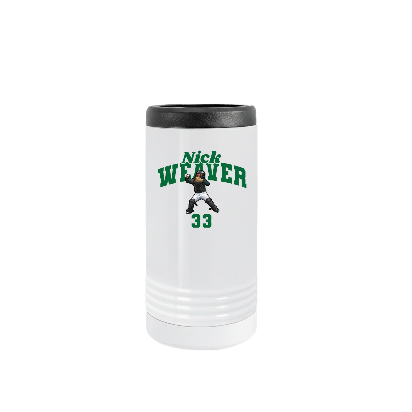 Slim Beverage Holder — Signature Arch in White
